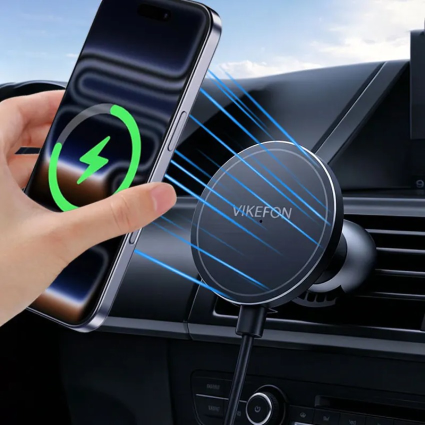 Magnetic Phone Holder For Car Vent - 차량용 무선 충전기 마그네틱 폰 홀더