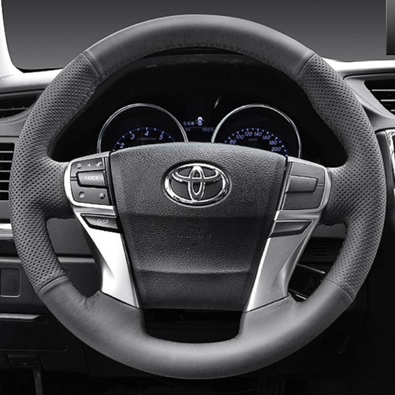 Car Steering Wheel Cover Anti Slip Breathable - 도요타 Reiz 마크 X 2009-2015 자동차
