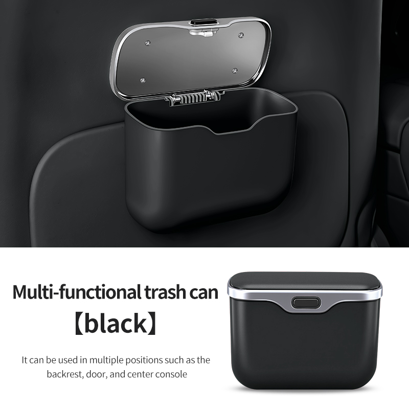 Waterproof Car Trash Can With Lid - 창의적인 뚜껑이 있는 차량용 쓰레기통, 방수