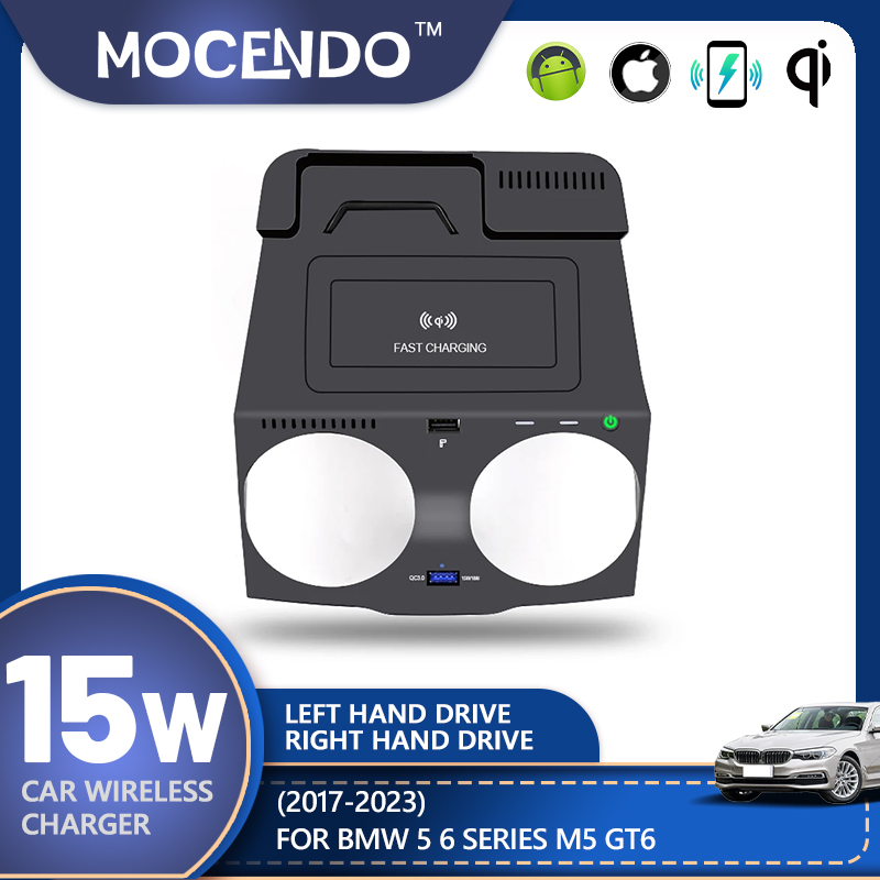 Wireless Car Charger Mount Fast Charging - BMW 5 6 시리즈 G30 G38