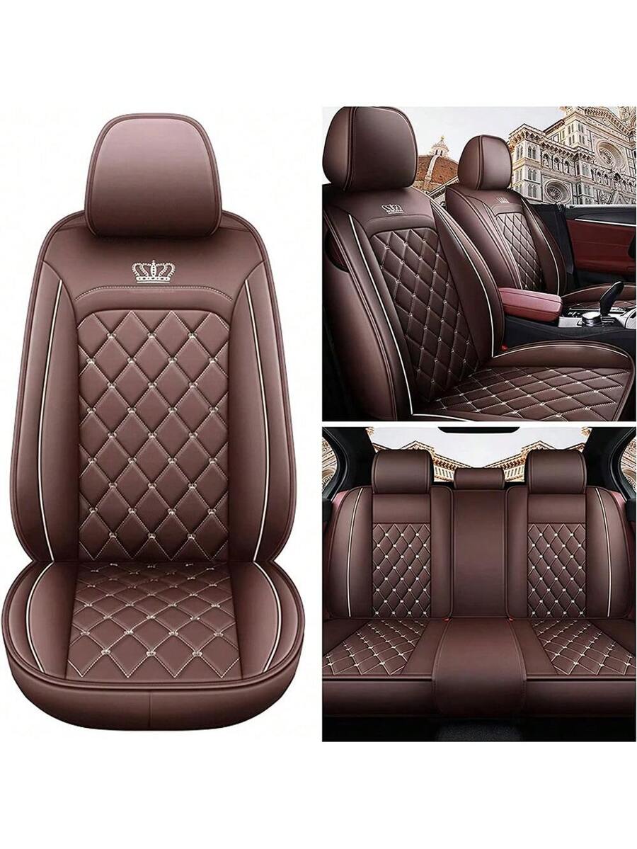 PU 가죽 자동차 시트 커버 앞좌석 뒷좌석 겸용 5인승 - Leather Car Seat Covers Full Set Universal 리뷰 및 가격