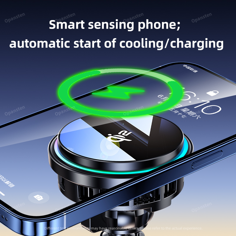 QI2 아이스 쿨링 강화 유리 RGB 마그네틱 무선 자 - Wireless Car Charger Mount Fast Charging 리뷰 및 가격