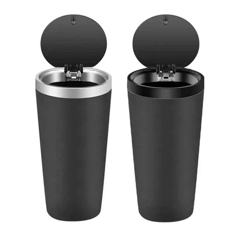 컴팩트한 누수 방지 미니 자동차 쓰레기통, 간편하게 열 - Waterproof Car Trash Can With Lid 리뷰 및 가격