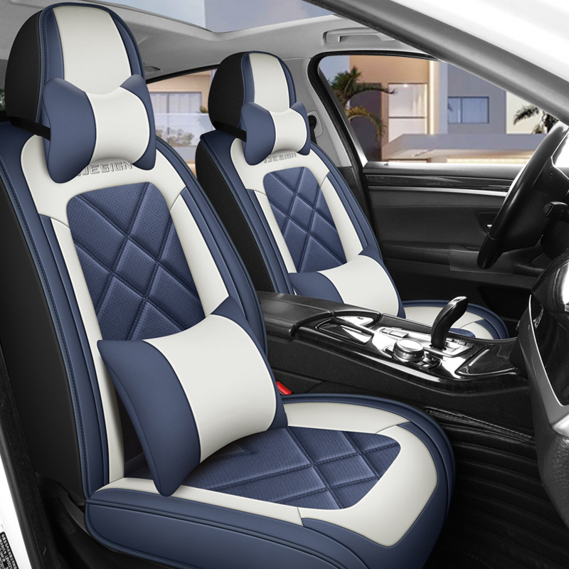 풀 커버리지 유니버설 스타일 5인승 가죽 자동차 시트  - Leather Car Seat Covers Full Set Universal 리뷰 및 가격