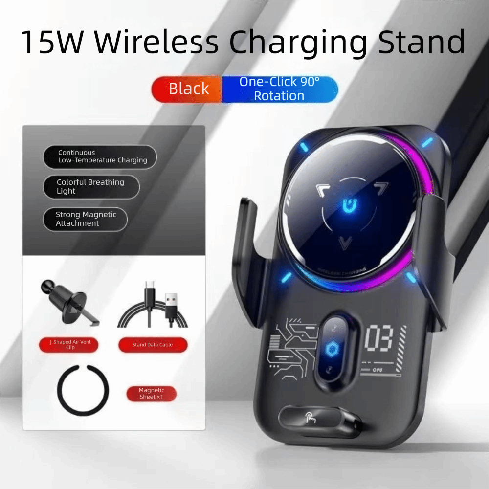자기식 무선 차량용 충전기 15W/25W 고속 충전 차 - Wireless Car Charger Mount Fast Charging 리뷰 및 가격