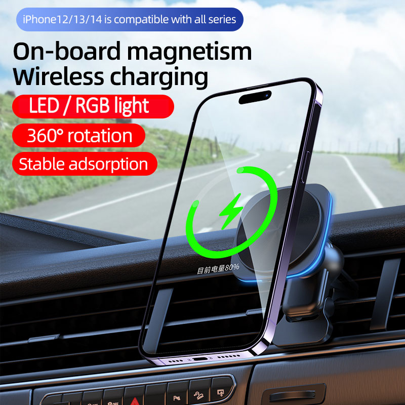 차량용 고속 무선 충전 마그네틱 거치대 에어벤트 폰 홀 - Wireless Car Charger Mount Fast Charging 리뷰 및 가격