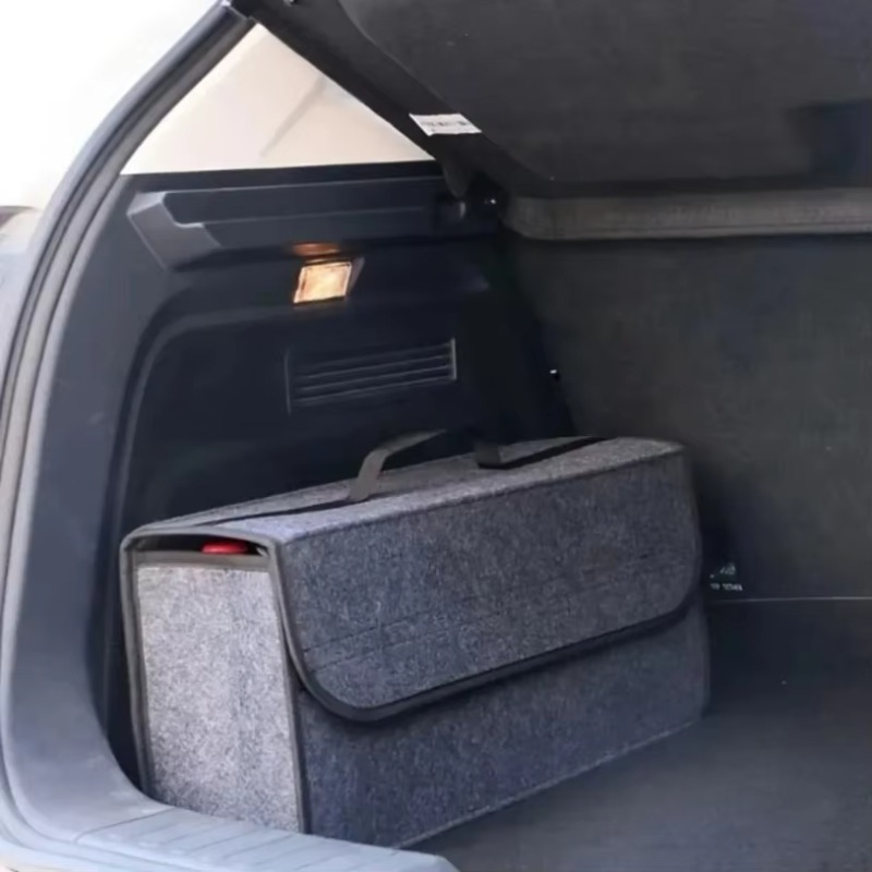 차량 트렁크 정리함, 펠트 소재, 접이식 수납 박스,  - Car Trunk Organizer Foldable Storage Box 리뷰 및 가격