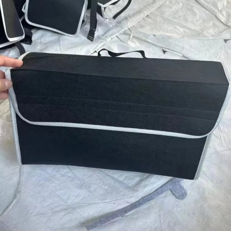 차량 트렁크 정리함, 펠트 소재, 접이식 수납 박스,  - Car Trunk Organizer Foldable Storage Box 리뷰 및 가격