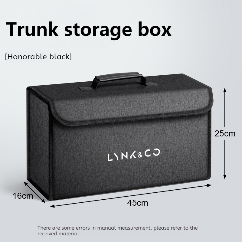 자동차 가죽 트렁크 수납함 접이식 카본 파이버 LYNK - Car Trunk Organizer Foldable Storage Box 리뷰 및 가격