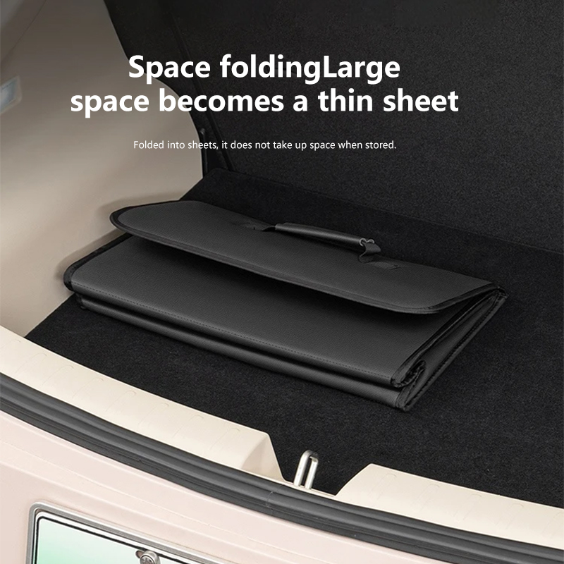 자동차 가죽 트렁크 수납함 접이식 카본 파이버 LYNK - Car Trunk Organizer Foldable Storage Box 리뷰 및 가격