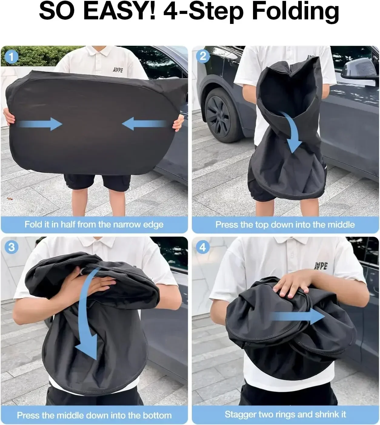 새로운 여름용 자동차 앞유리 차양막 햇빛 가리개 접이식 - Car Accessories 리뷰 및 가격
