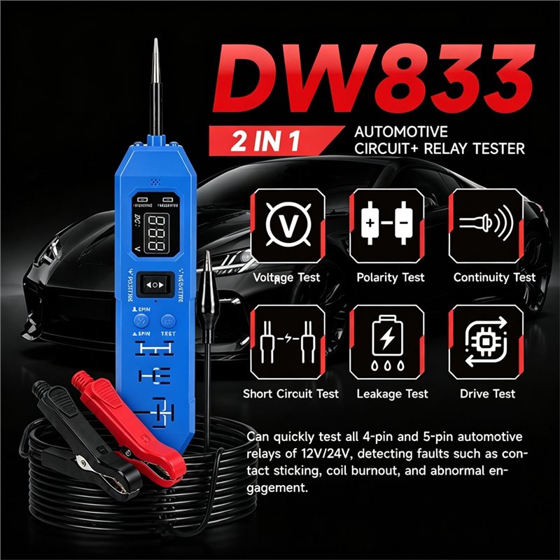새로운 DW833 2-in-1 LED 디스플레이 자동차 - Car Electronics 리뷰 및 가격