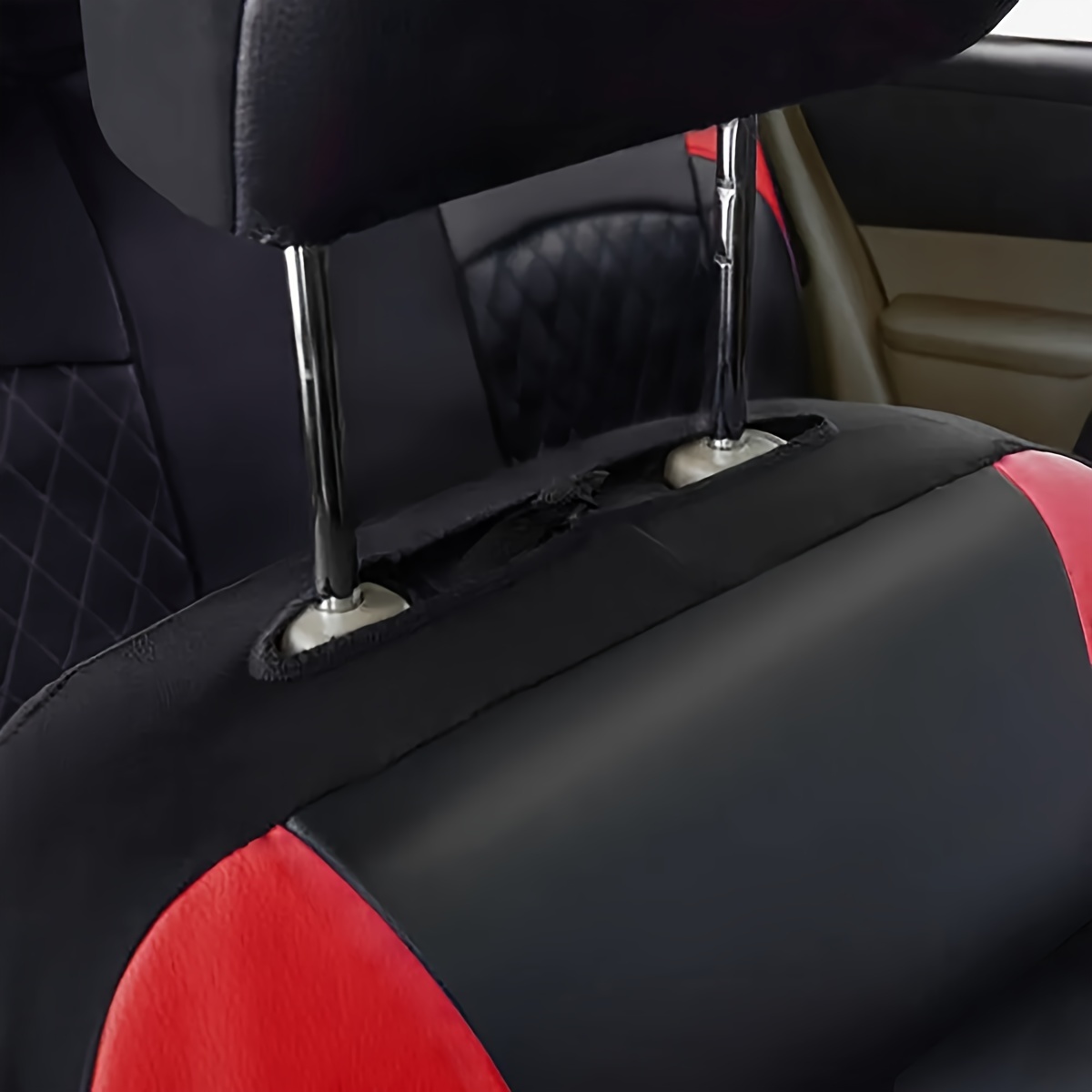 자동차 시트커버 퀼트 다이아몬드 패턴 인조가죽 느낌 전 - Leather Car Seat Covers Full Set Universal 리뷰 및 가격