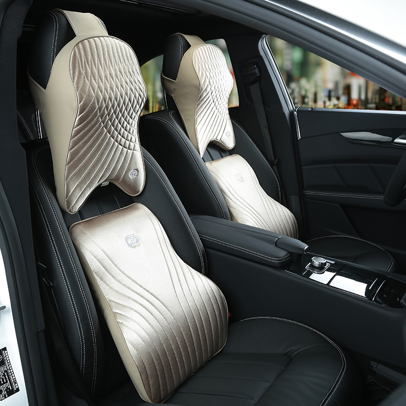 메모리 폼 자동차 베개 세트, 프리미엄 시트 요추 허리 - Memory Foam Car Neck Pillow Lumbar Support 리뷰 및 가격