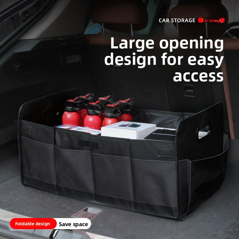 60L 옥스포드 천 소재 차량 트렁크 정리함, 대용량, - Car Trunk Organizer Foldable Storage Box 리뷰 및 가격