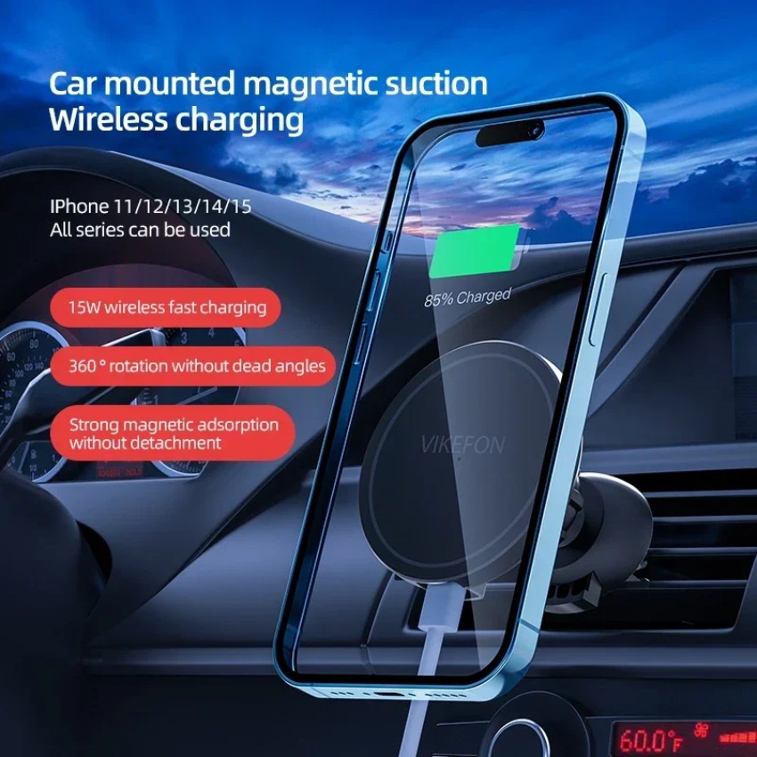 차량용 무선 충전기 마그네틱 폰 홀더 에어벤트 클립 마 - Magnetic Phone Holder For Car Vent 리뷰 및 가격