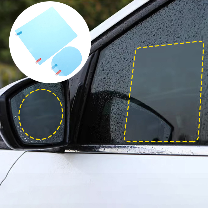 4Pcs 안티 안개 눈부심 방지 방수 미러 필름 클리어 - Anti Glare Car Rearview Mirror Film 리뷰 및 가격