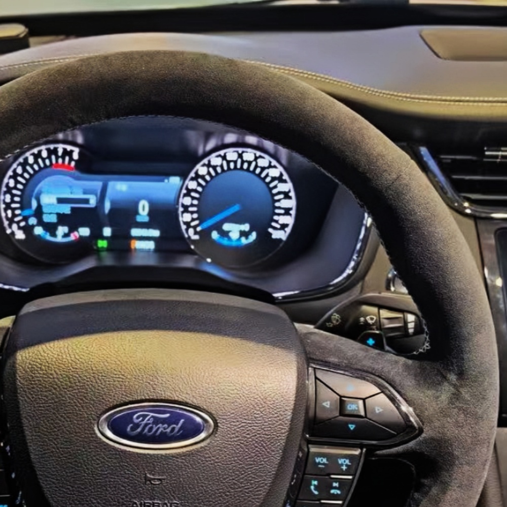 커스텀 자동차 핸들 커버, 손 바느질, 미끄럼 방지,  - Car Steering Wheel Cover Anti Slip Breathable 리뷰 및 가격