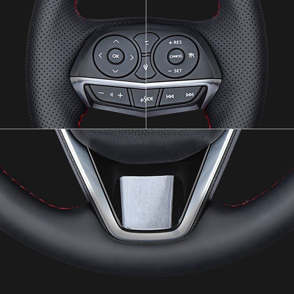 커스텀 자동차 핸들 커버, 손 바느질, 미끄럼 방지,  - Car Steering Wheel Cover Anti Slip Breathable 리뷰 및 가격