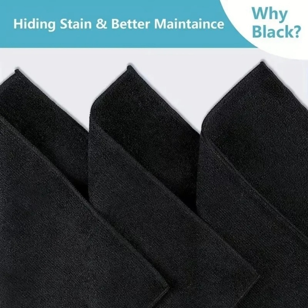 검정색 마이크로화이버 청소 천 흡수성 타월 세차, 집안 - Microfiber Car Drying Towel Super Absorbent 리뷰 및 가격