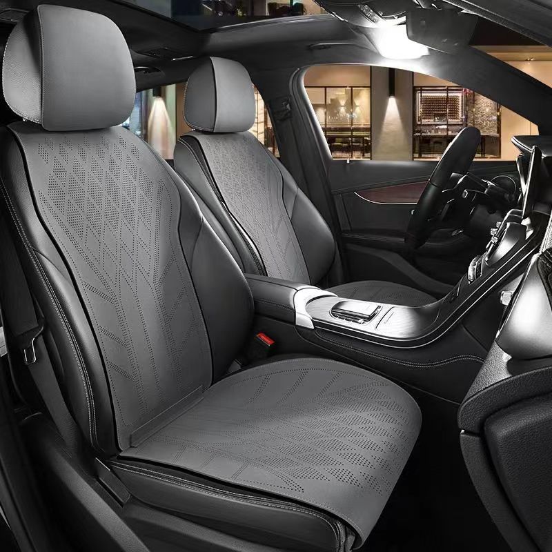스웨이드 가죽 자동차 시트 커버 5인용 논슬립 자동차  - Leather Car Seat Covers Full Set Universal 리뷰 및 가격