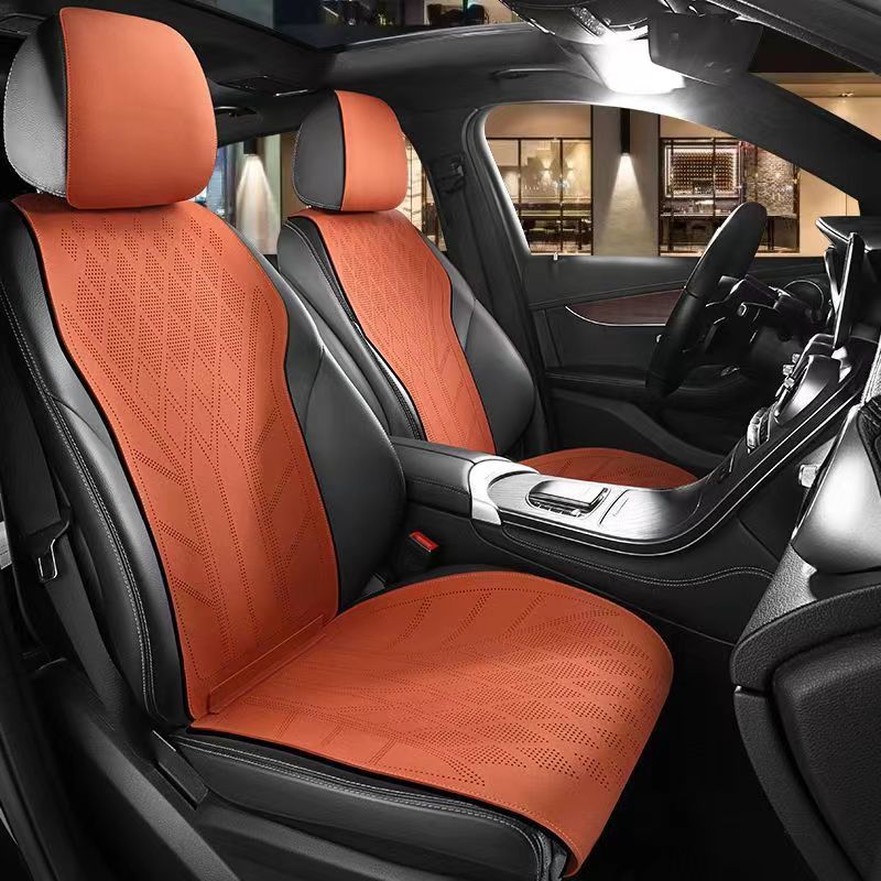 스웨이드 가죽 자동차 시트 커버 5인용 논슬립 자동차  - Leather Car Seat Covers Full Set Universal 리뷰 및 가격