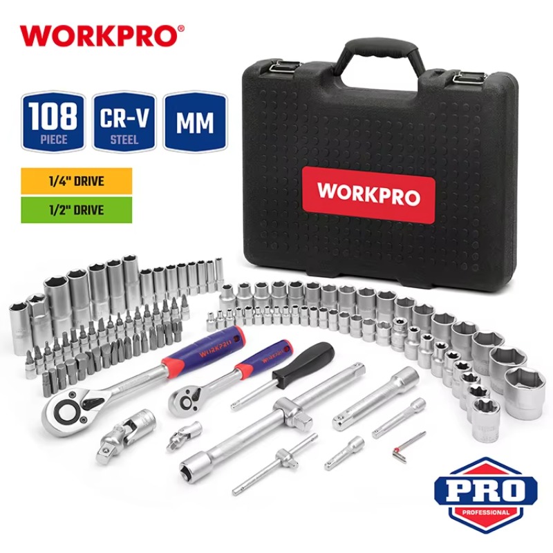 108피스 전문 정비사용 자동차 수리 공구 세트 CRV - Auto Repair Tools 리뷰 및 가격