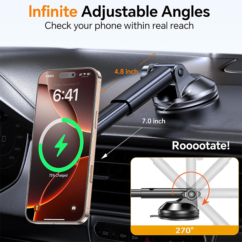 UYUXIO 15W 고속 충전 차량용 대시보드 마그네틱 - Wireless Car Charger Mount Fast Charging 리뷰 및 가격