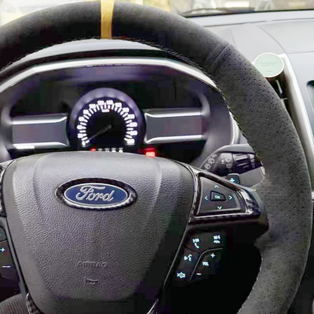 맞춤형 자동차 핸들 커버, 미끄럼 방지 스웨이드 가죽, - Car Steering Wheel Cover Anti Slip Breathable 리뷰 및 가격