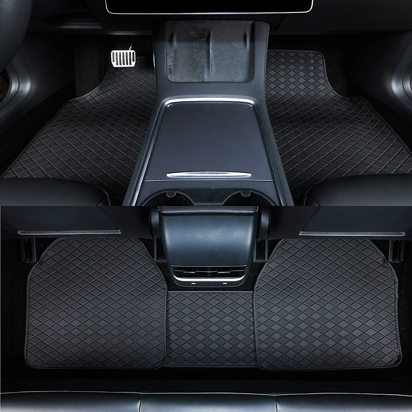 차량용 플로어 매트 풀 세트, 모든 차종에 호환되는 미 - Car Floor Mats Universal Waterproof Leather 리뷰 및 가격