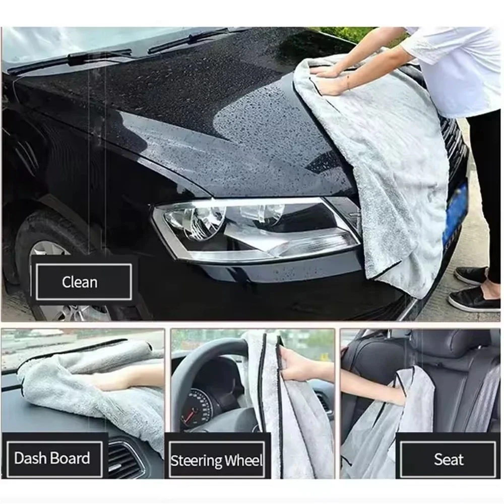 마이크로화이버 타월 세차용품 초흡수성 자동차 청소용 천 - Microfiber Car Drying Towel Super Absorbent 리뷰 및 가격