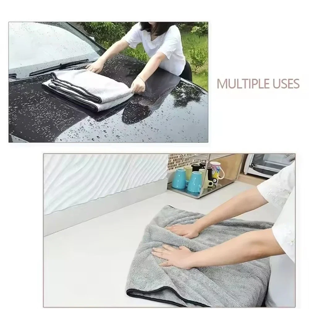 마이크로화이버 타월 세차용품 초흡수성 자동차 청소용 천 - Microfiber Car Drying Towel Super Absorbent 리뷰 및 가격