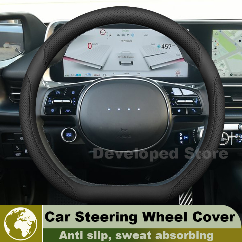 현대 캐스퍼 EV 인스터 2026-2021 INONQ  - Car Steering Wheel Cover Anti Slip Breathable 리뷰 및 가격