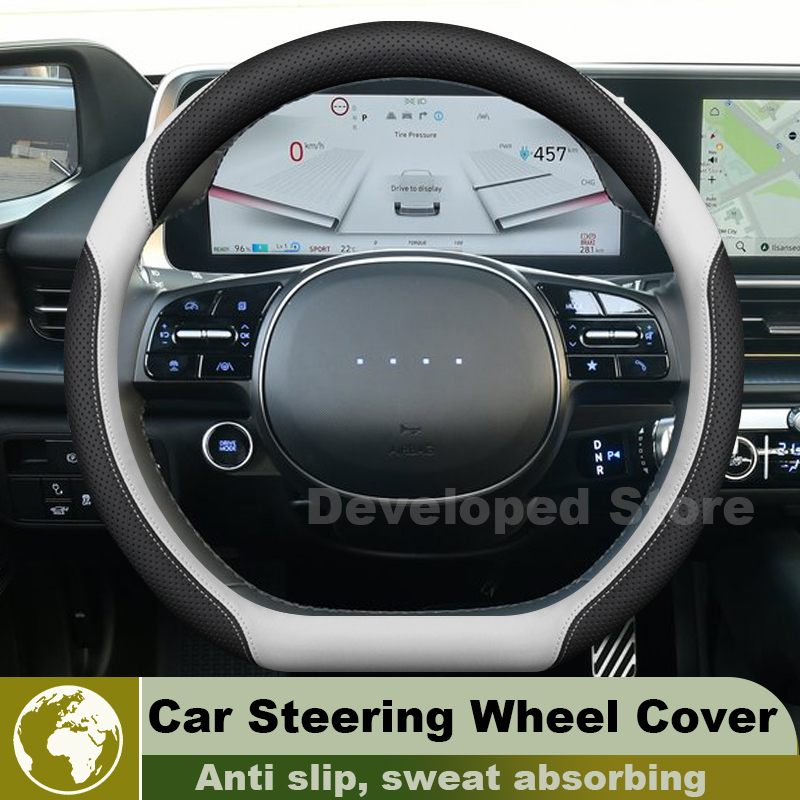 현대 캐스퍼 EV 인스터 2026-2021 INONQ  - Car Steering Wheel Cover Anti Slip Breathable 리뷰 및 가격