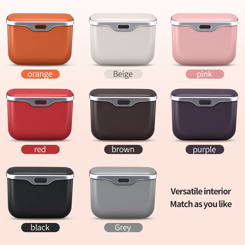 창의적인 뚜껑이 있는 차량용 쓰레기통, 방수 걸이형 수 - Waterproof Car Trash Can With Lid 리뷰 및 가격
