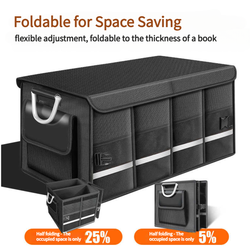자동차 용 헤비 듀티 72L 트렁크 주최자 대용량 접이 - Car Trunk Organizer Foldable Storage Box 리뷰 및 가격