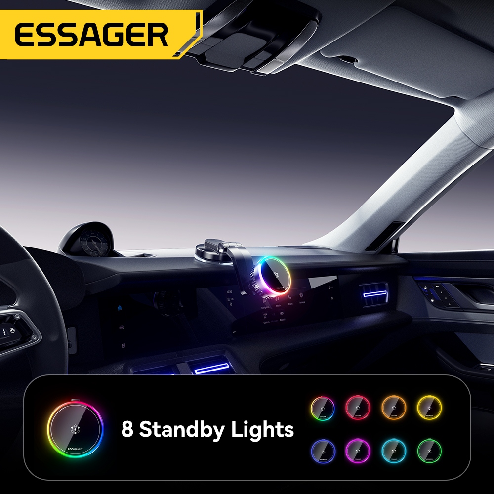 에사저 15W 아이스 쿨링 마그네틱 무선 차량용 충전기 - Wireless Car Charger Mount Fast Charging 리뷰 및 가격