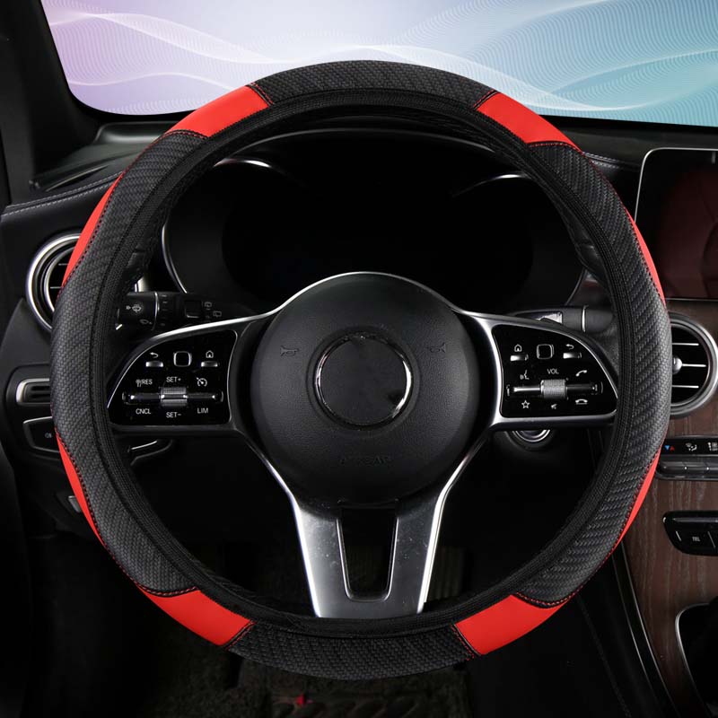 자동차 핸들 커버 통기성 안티 슬립 PU 가죽 스티어링 - Car Steering Wheel Cover Anti Slip Breathable 리뷰 및 가격